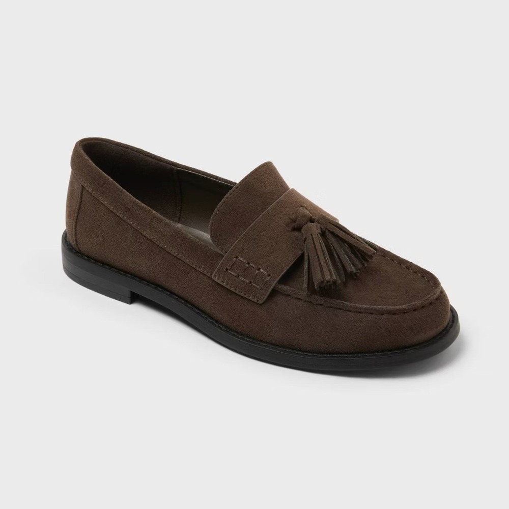 Espresso Tassel Loafers A New Day Robin Women's Size 6 NWT